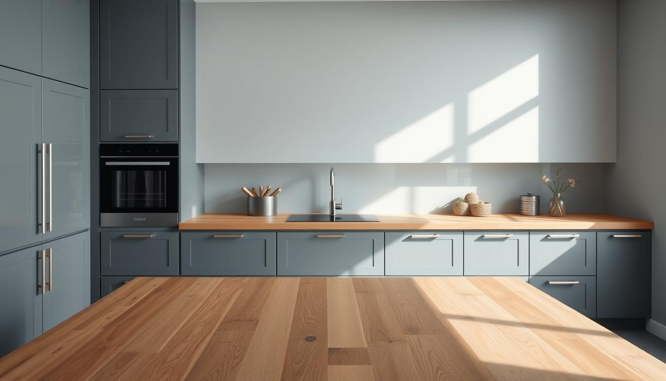 Szara kuchnia jaki blat