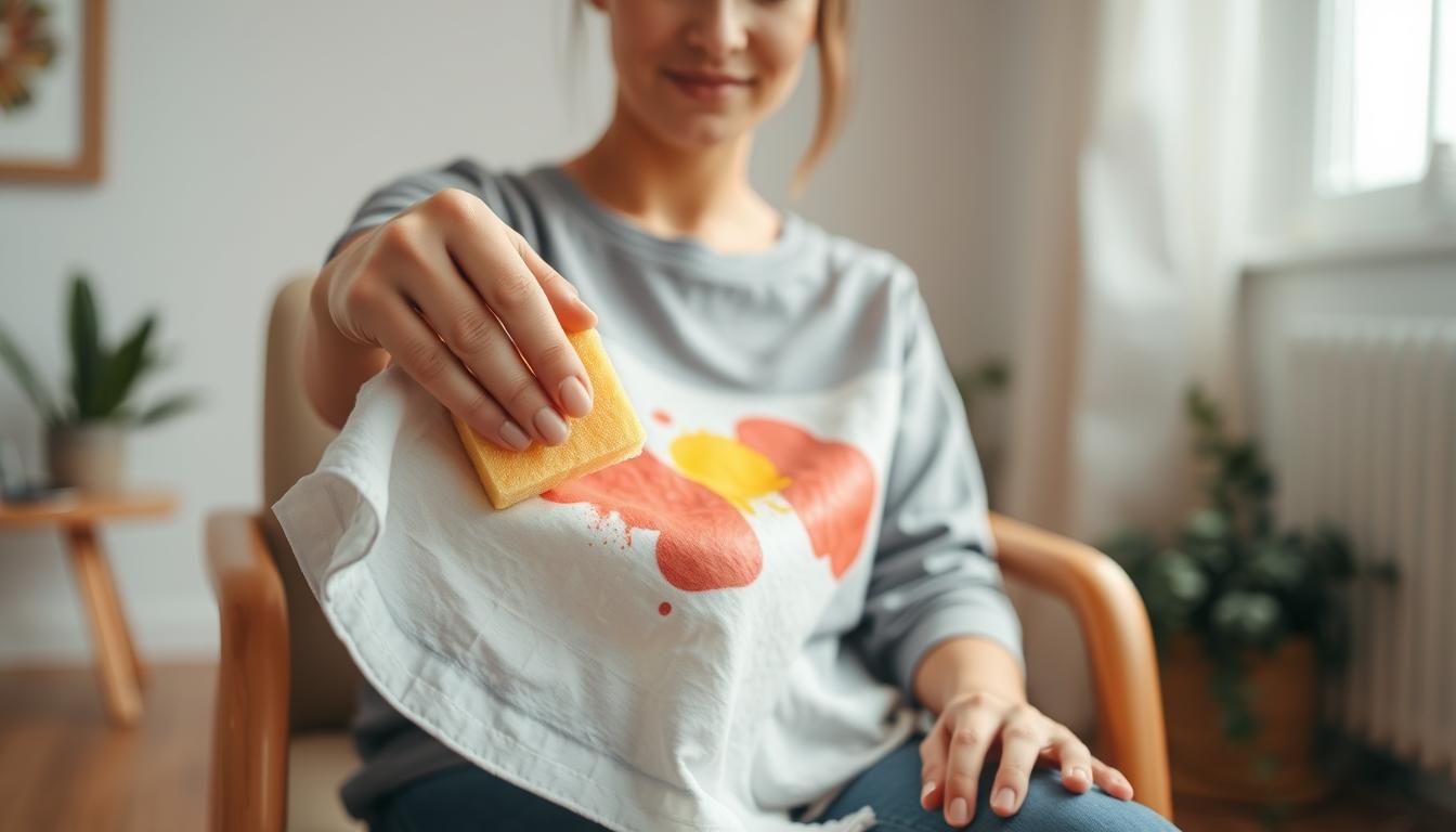 Jak zmyć farbę z ubrania