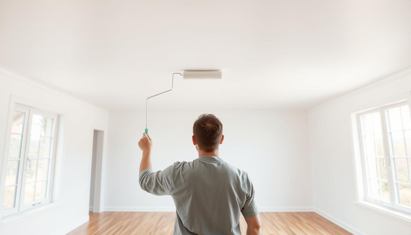 W którą stronę malować sufit